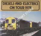 Book cover of Diesels and Electrics on Tour 1978 by SCOTT-LOWE, Graham
